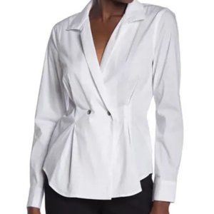 LAUNDRY By Shelli Segal - Crisp, Tailored White Shirt